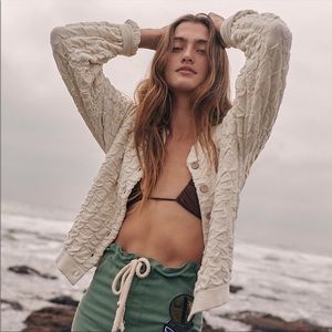 Free People Sunny Sweater Bomber